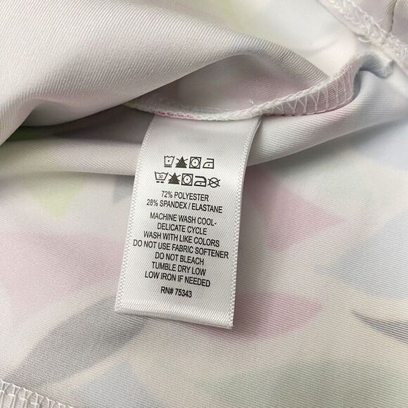 Tommy Bahama Printed Lng Slv 1/2 Zip Neck Knit UPF 50 Golf Top Polo Large - Picture 8 of 14